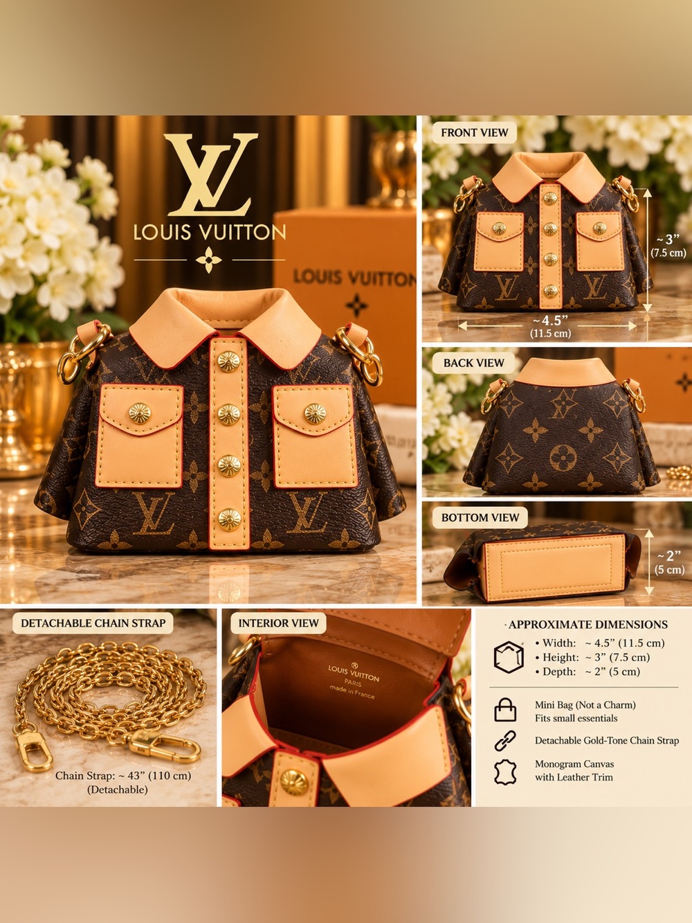Brown & Tan Women's Mini Bag